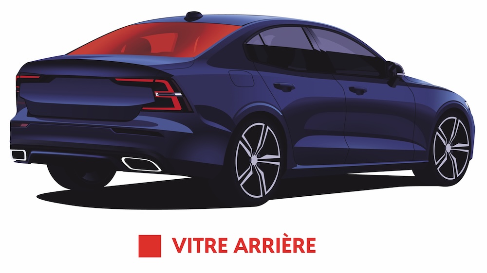 Remplacement de la lunette arrière