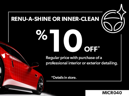 MICR040 - RENU-A-SHINE® or INNER-CLEAN® 10% off On regular price with purchase of professional